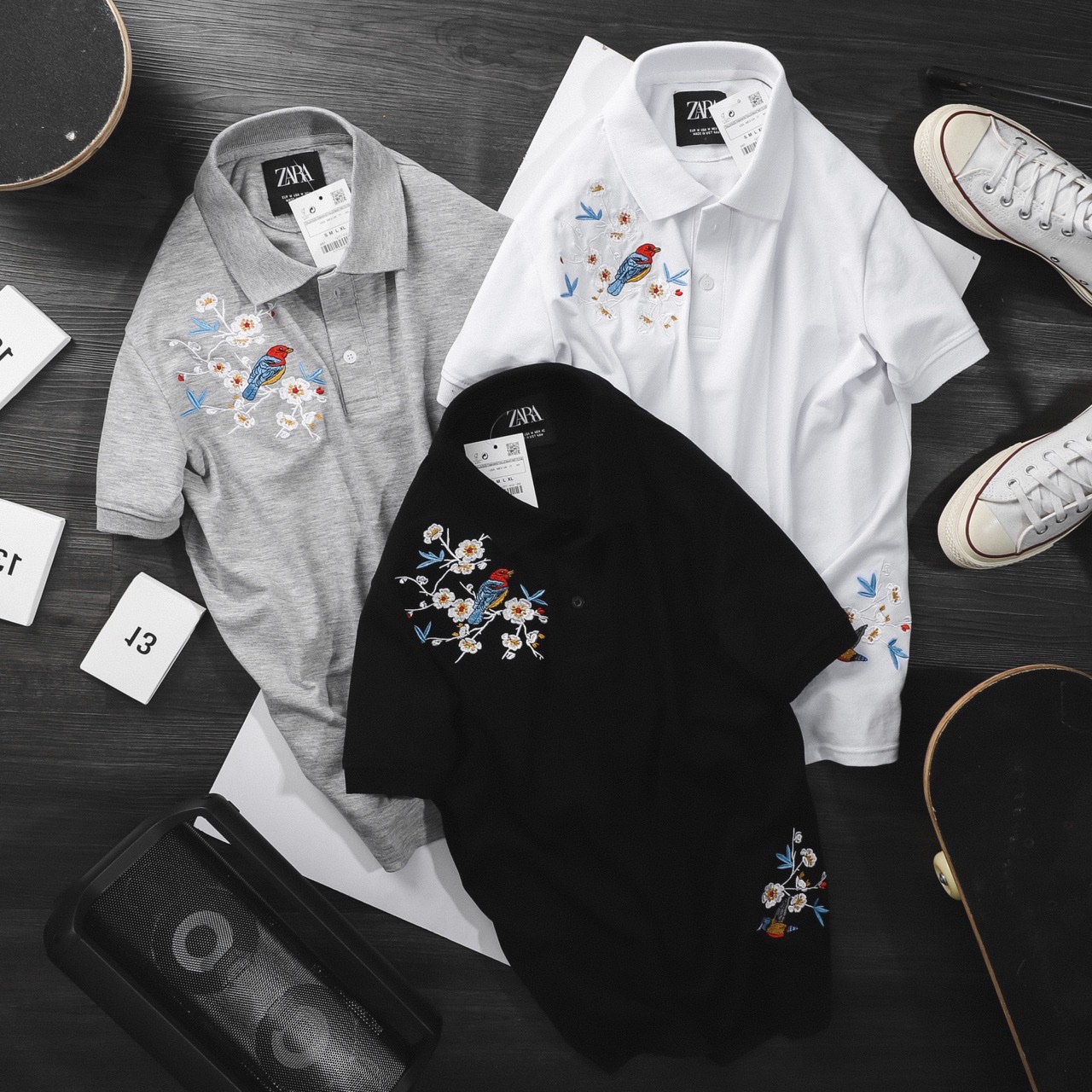 Áo polo thêu cho Nam mẫu mới