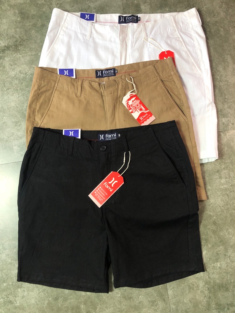 Quần đùi Linen Nam, có bigsize
