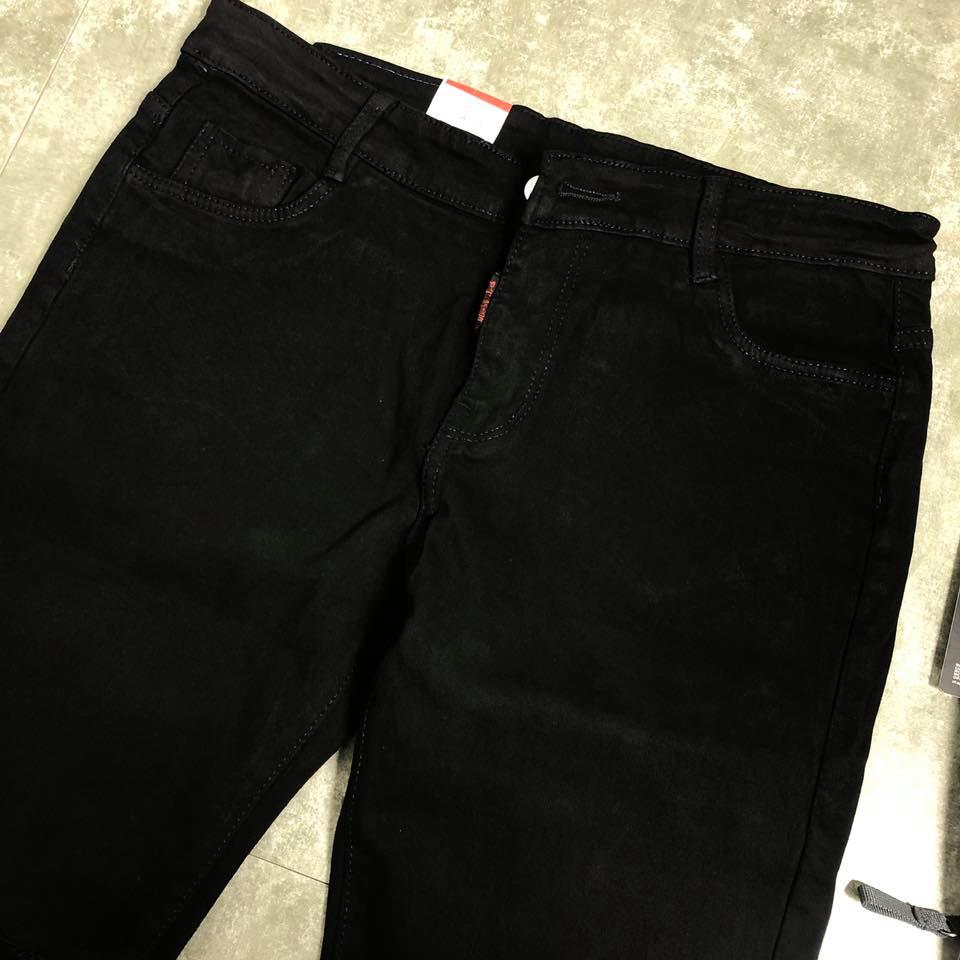 quần jean full black