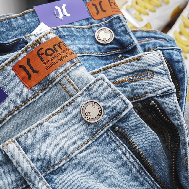 Quần jean Fami Wearlight slimfit, có bigsize