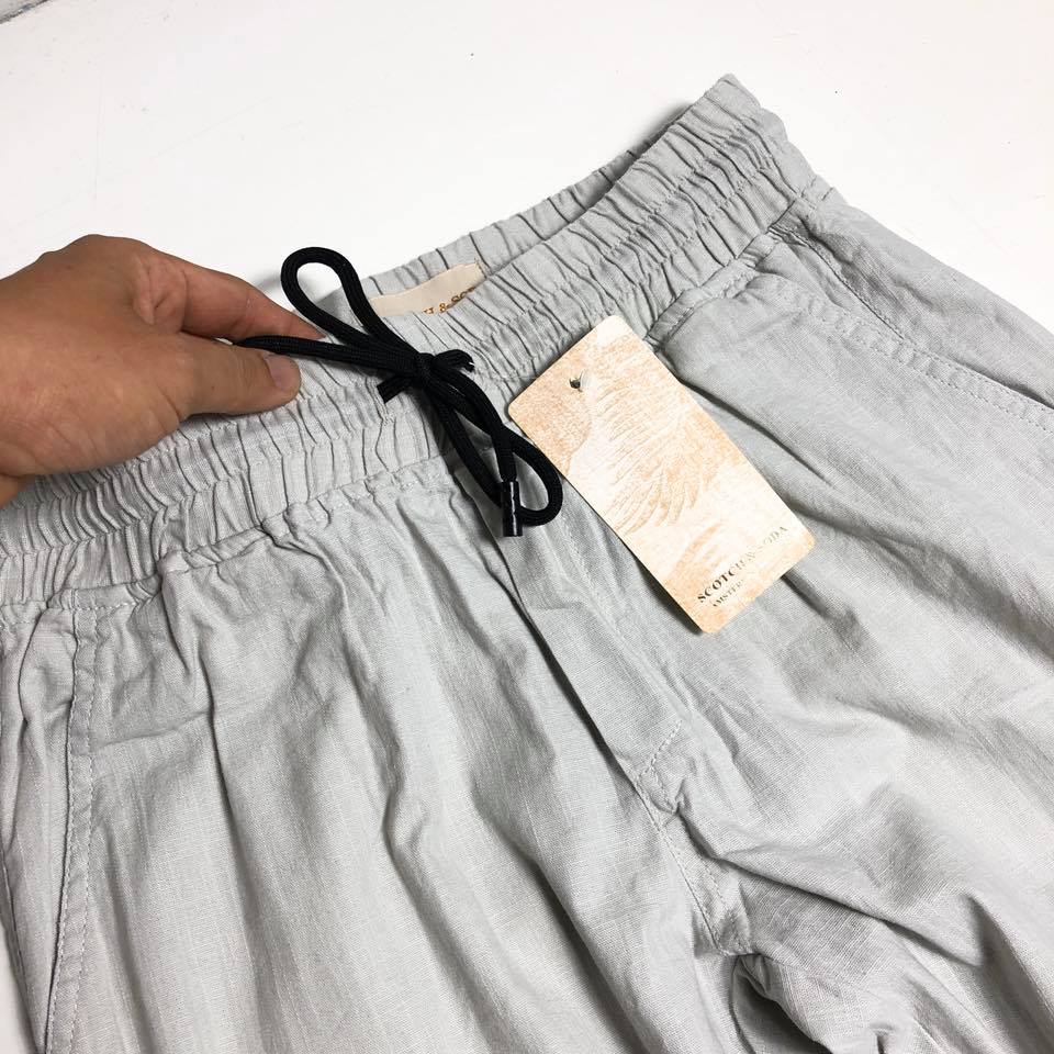 Quần jogger linen  sale