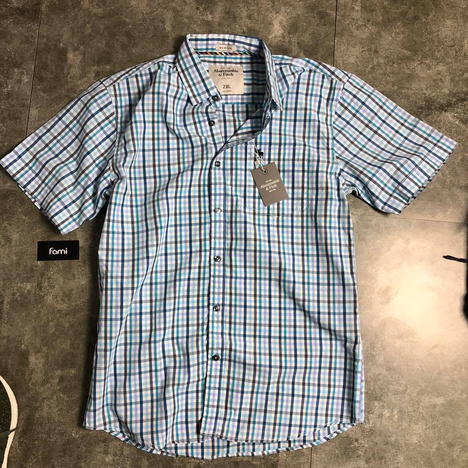 sơ mi ngắn tay bigsize sọc caro coton