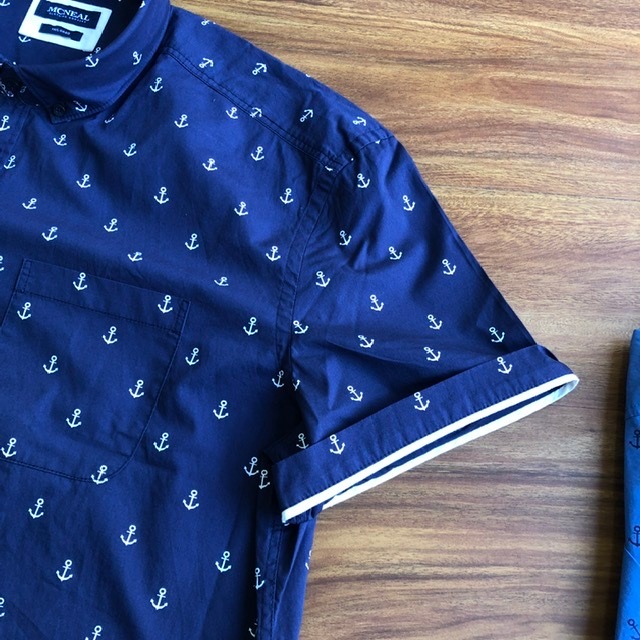 Sơmi ngắn tay McNeal xuất khẩu bigsize