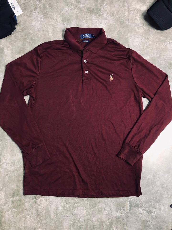 áo polo dài tay sale, có bigsize tới 100kg