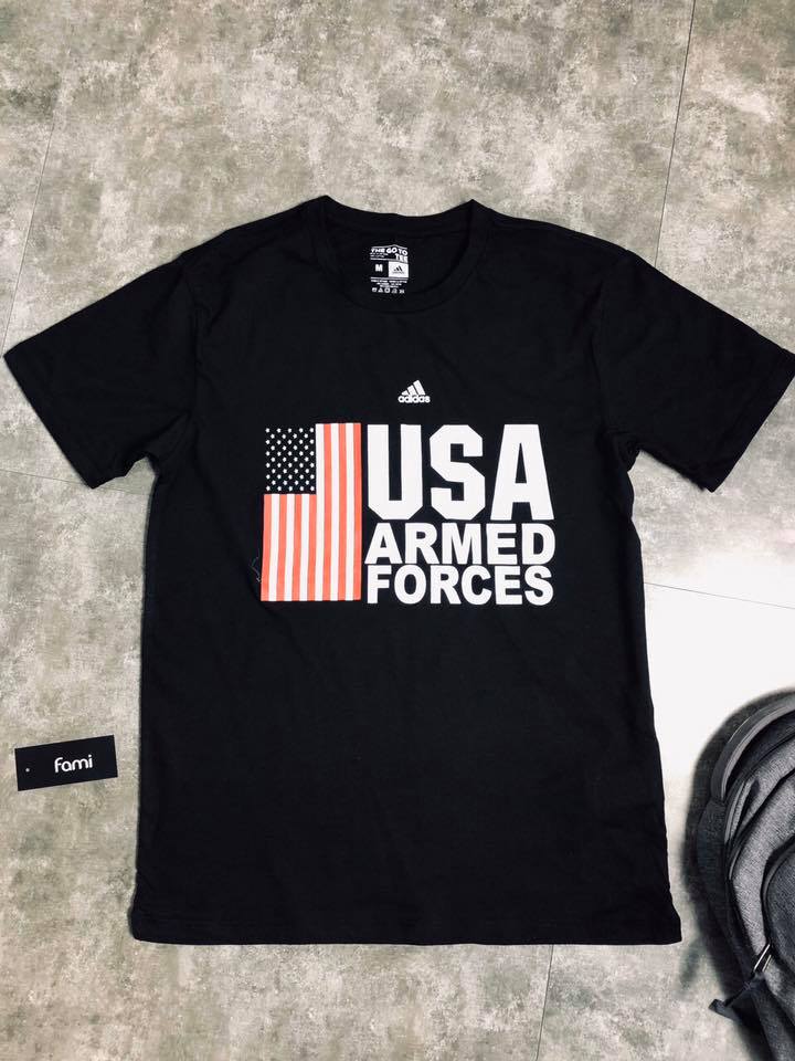 áo thun adidas coton in graphic