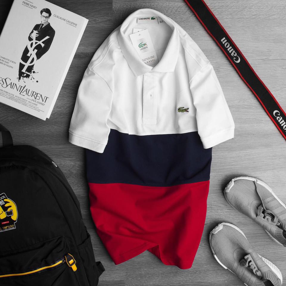 áo polo lacos phối