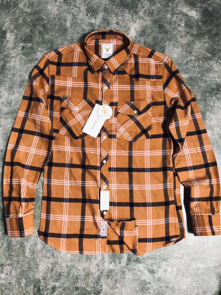 áo sơ mi caro dài tay