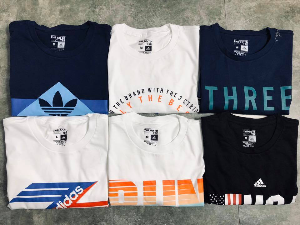 áo thun adidas coton in graphic