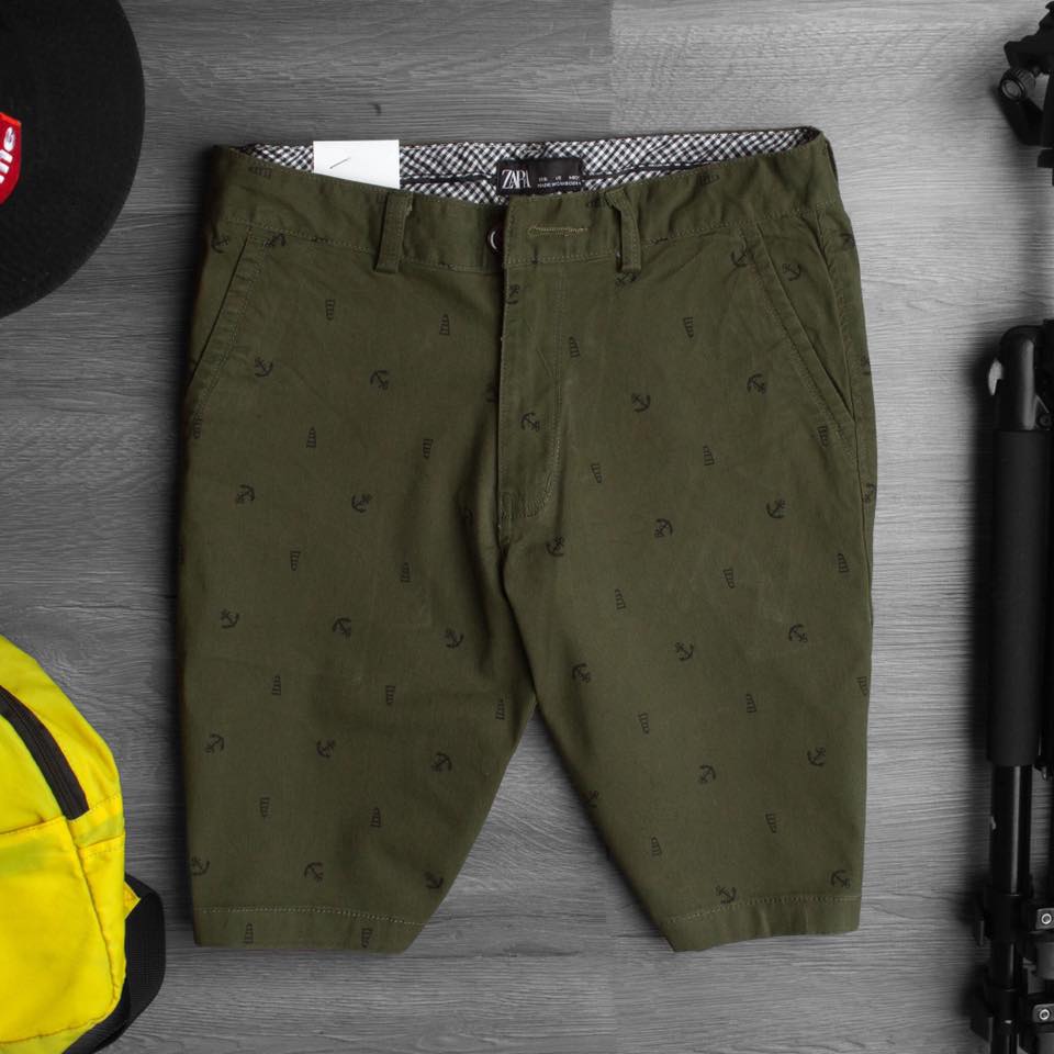 quần sọt nam họa tiết nhỏ