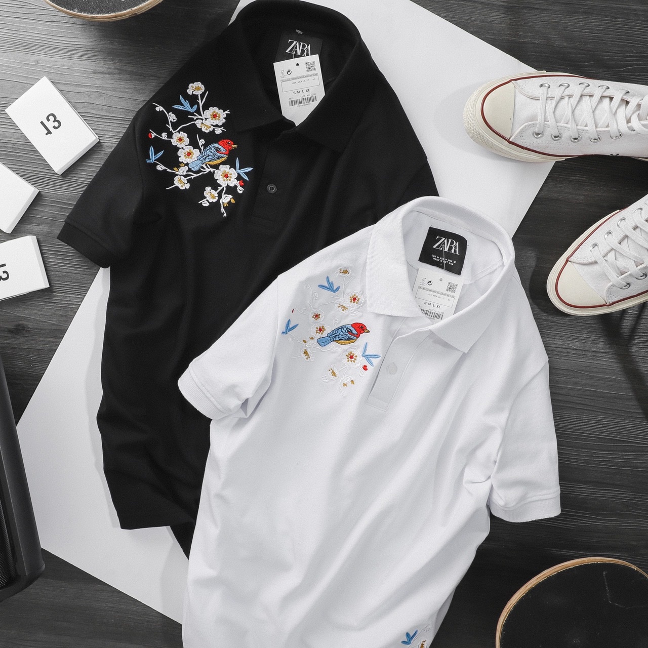 Áo polo thêu cho Nam mẫu mới