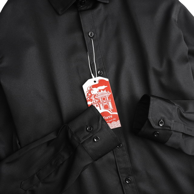 Sơ mi dài tay Nam gân chéo, có bigsize