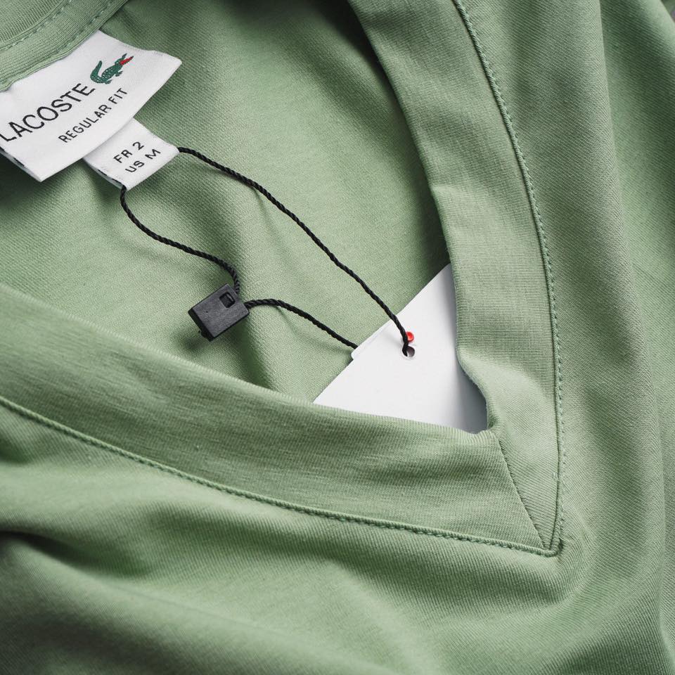 áo thun trơn lacoste coton