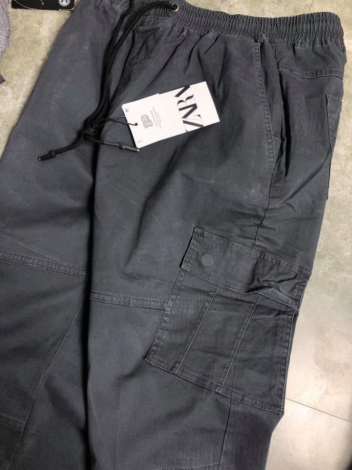 jogger túi hộp kaki