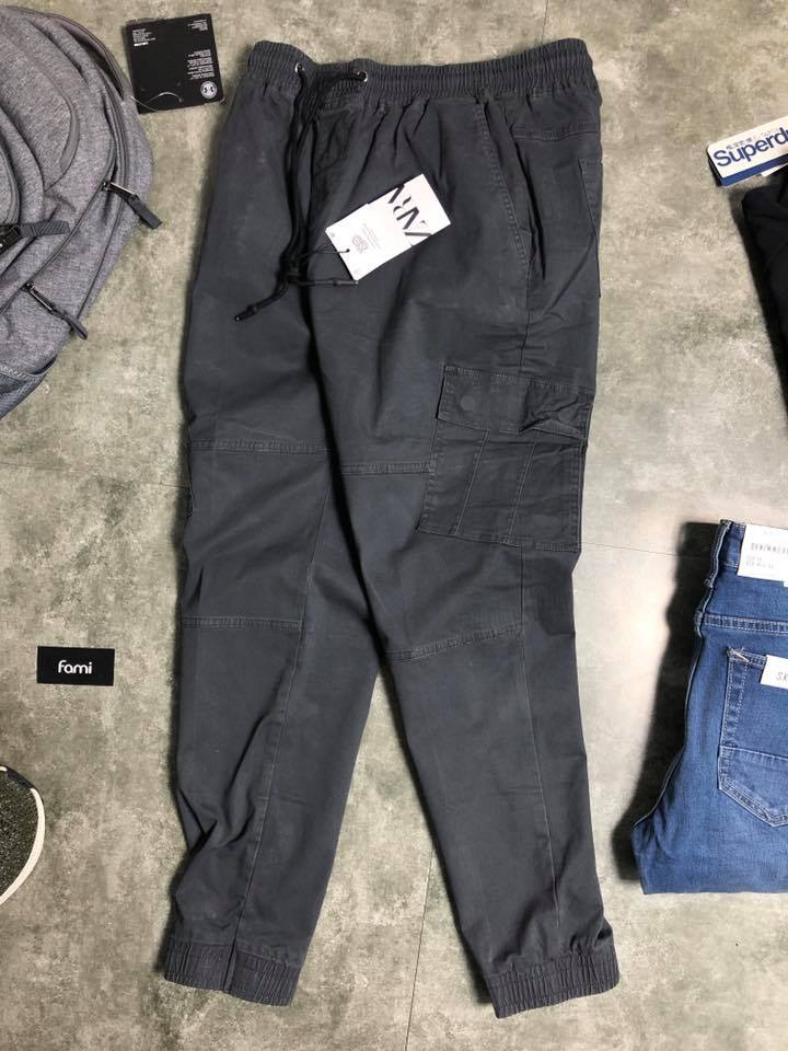 jogger túi hộp kaki