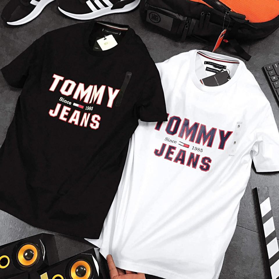 áo thun cotton tommy