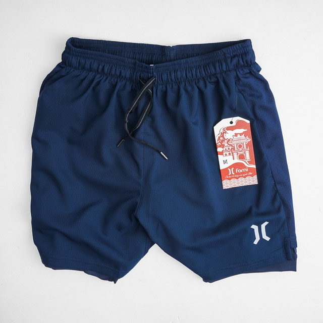 Quần đùi Nam vải dù 2 trong 1 ( 2 lớp)  có bigsize