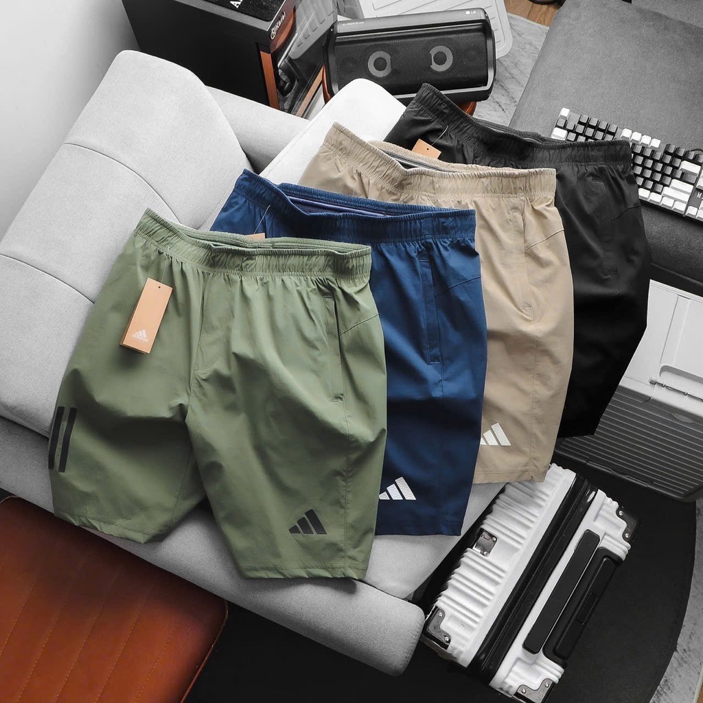 Quần shorts Adidas Nam mẫu mới 2025 - Vải dù nhăn