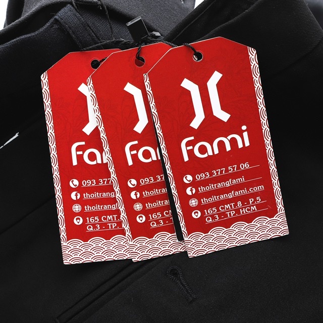 Quần âu màu xám slinfit Fami, có bigsize