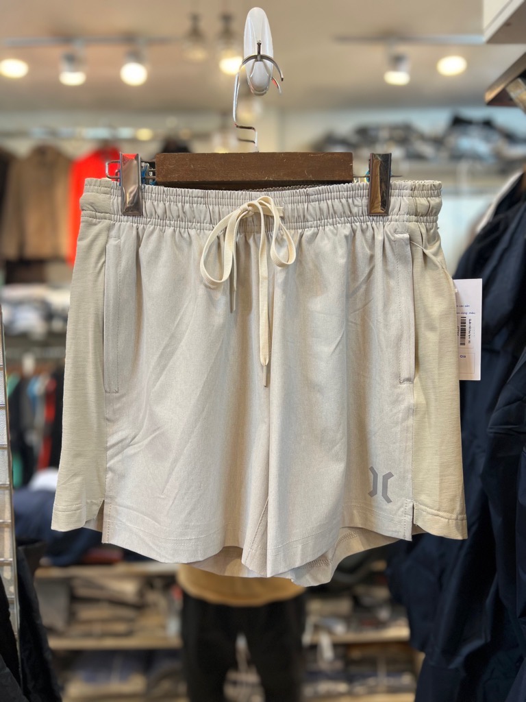 Quần đùi thể thao 2 lớp có lớp bó đùi chạy bộ cầu lông pickleball (có bigsize) - Màu xanh