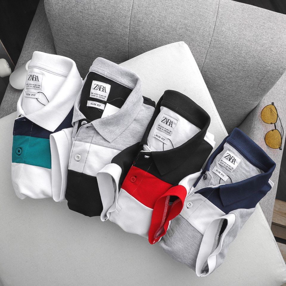 áo polo bigsize phối màu