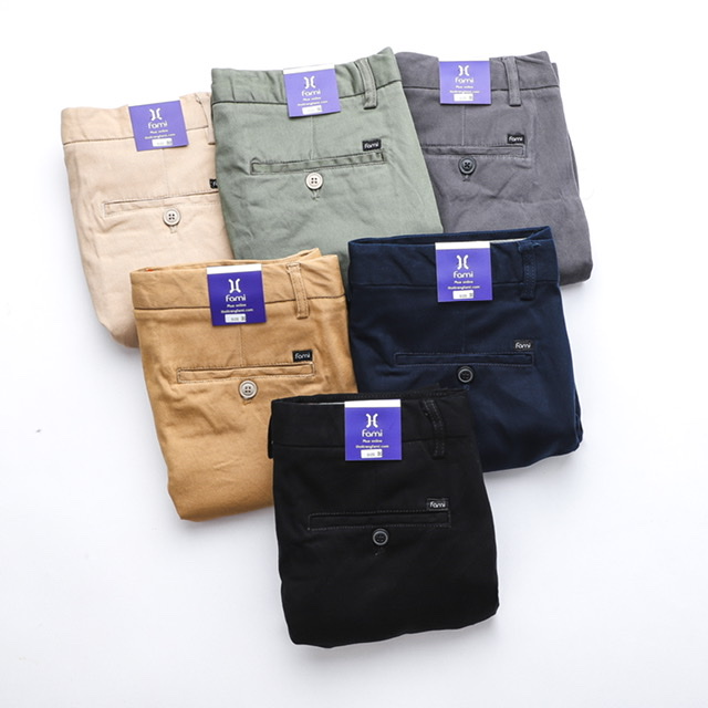 Quần short kaki chinos CAROLLA, có bigsize