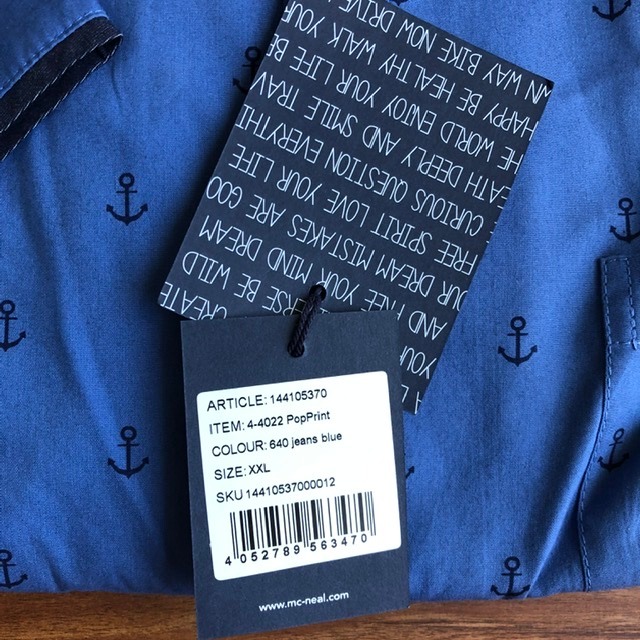 Sơmi ngắn tay McNeal xuất khẩu bigsize