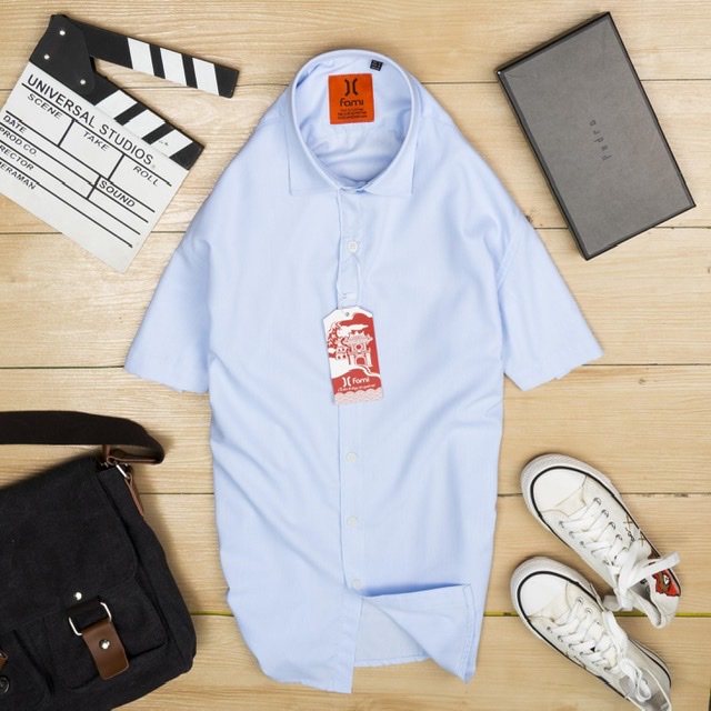 Áo sơmi ngắn tayThời Trang CAROLLAcoton lụa cao cấp, có bigsize