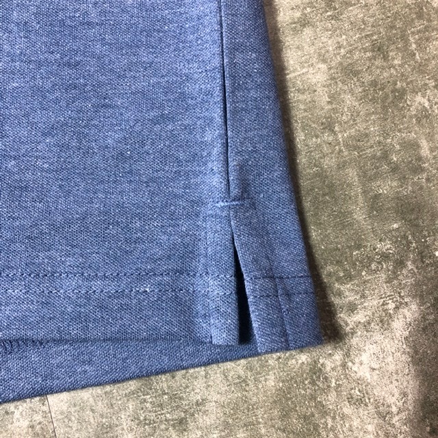 Áo polo coton kiểu phối cổ và tay, có bigsize