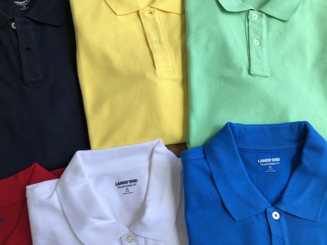 Áo polo Lands End xuất khẩu có bigsize