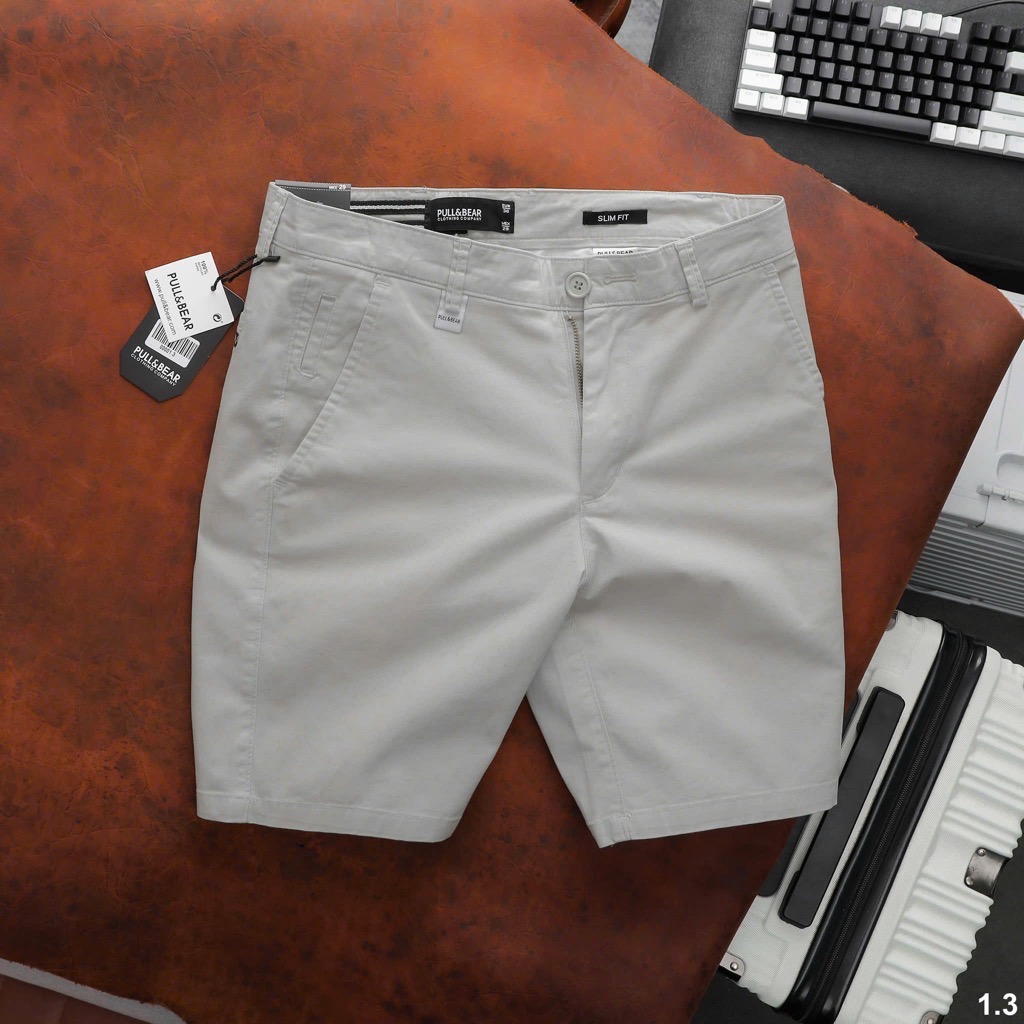 Quần shorts Kaki Nam màu đen mẫu mới 2025