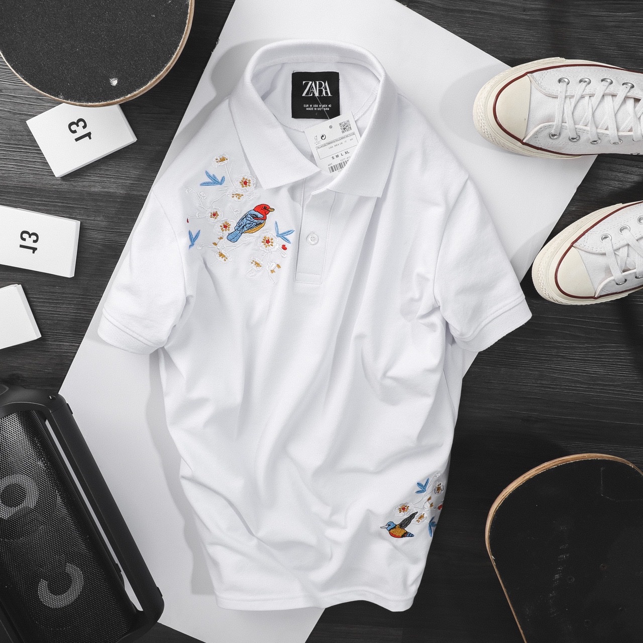 Áo polo thêu cho Nam mẫu mới