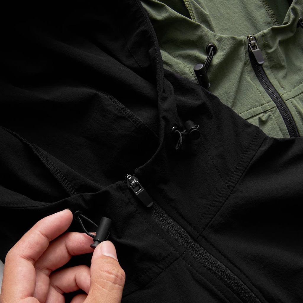 Áo khoác Nike 1 lớp vải gió nhẹ - Màu đen