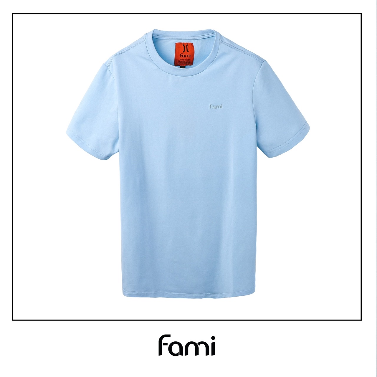 Áo thun trơn Fami màu đỏ, có bigsize