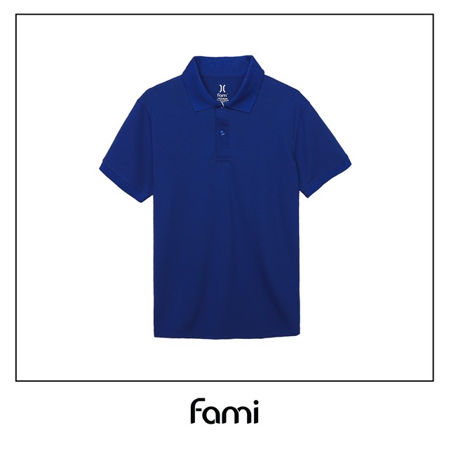 Áo polo slimfit Fami - Màu đen