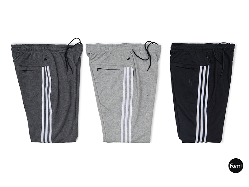 Quần dài nỉ suông phối sọc ( có bigsize)