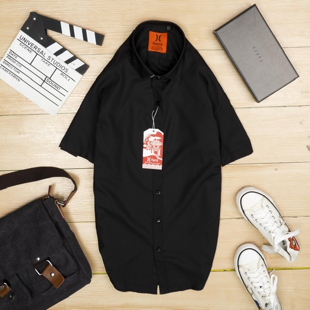 Áo sơmi ngắn tayThời Trang CAROLLAcoton lụa cao cấp, có bigsize