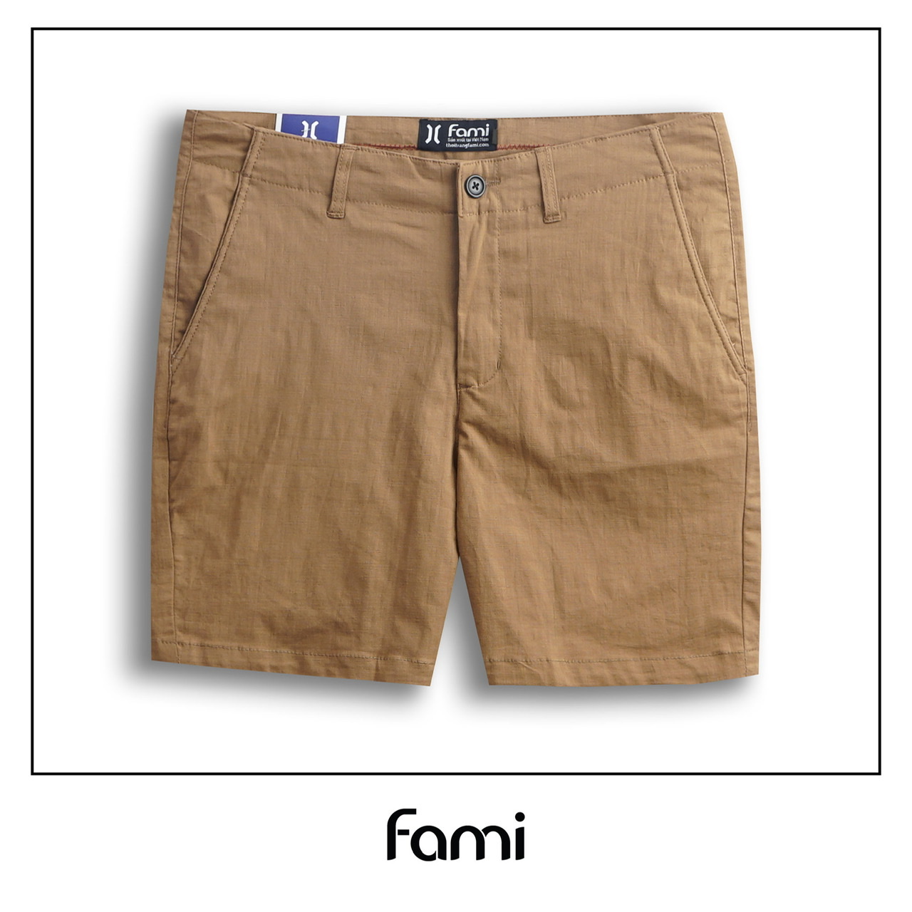 Quần đùi Linen Nam, có bigsize