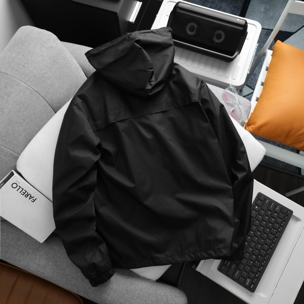 Áo khoác Nam MLB vải gió 2 lớp