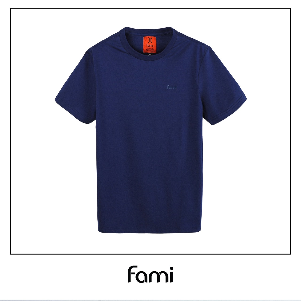 Áo thun trơn Fami màu đỏ, có bigsize