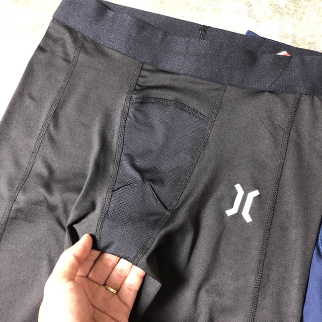 QUẦN GIỮ NHIỆT Nam, quần COMBAT PRO, quần LEGGING TẬP GYM NAM DÁNG DÀI MÀU ĐEN