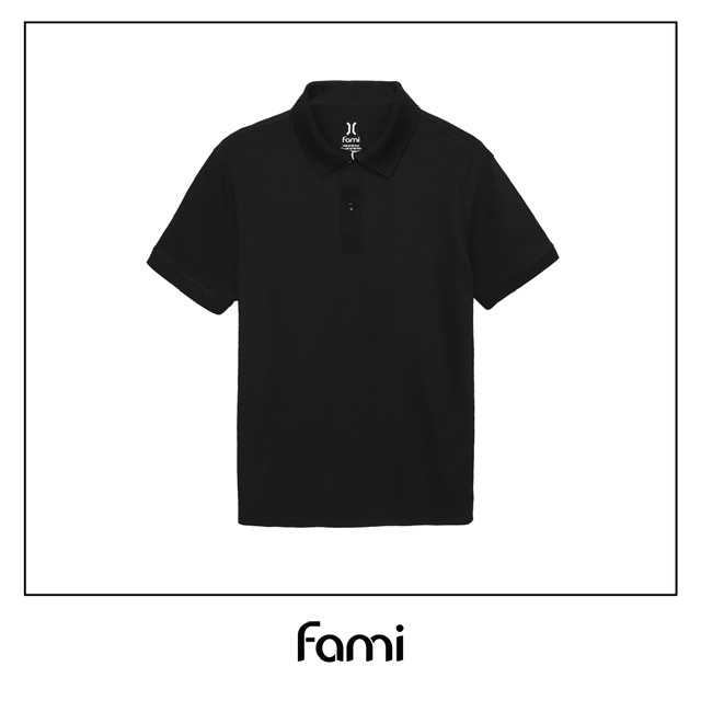 Áo polo slimfit Fami - Màu xanh