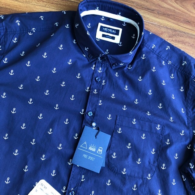 Sơmi ngắn tay McNeal xuất khẩu bigsize
