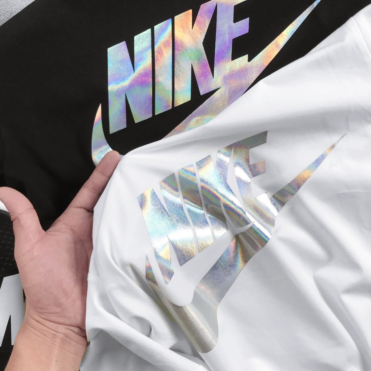 Áo thun Nike coton cao cấp in chuyển màu