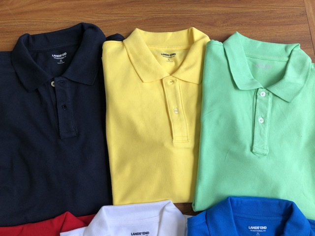 Áo polo Lands End xuất khẩu có bigsize