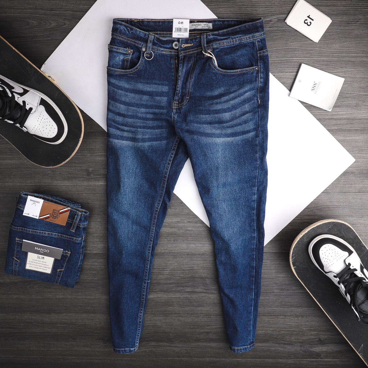 Quần jean Mango slimfit