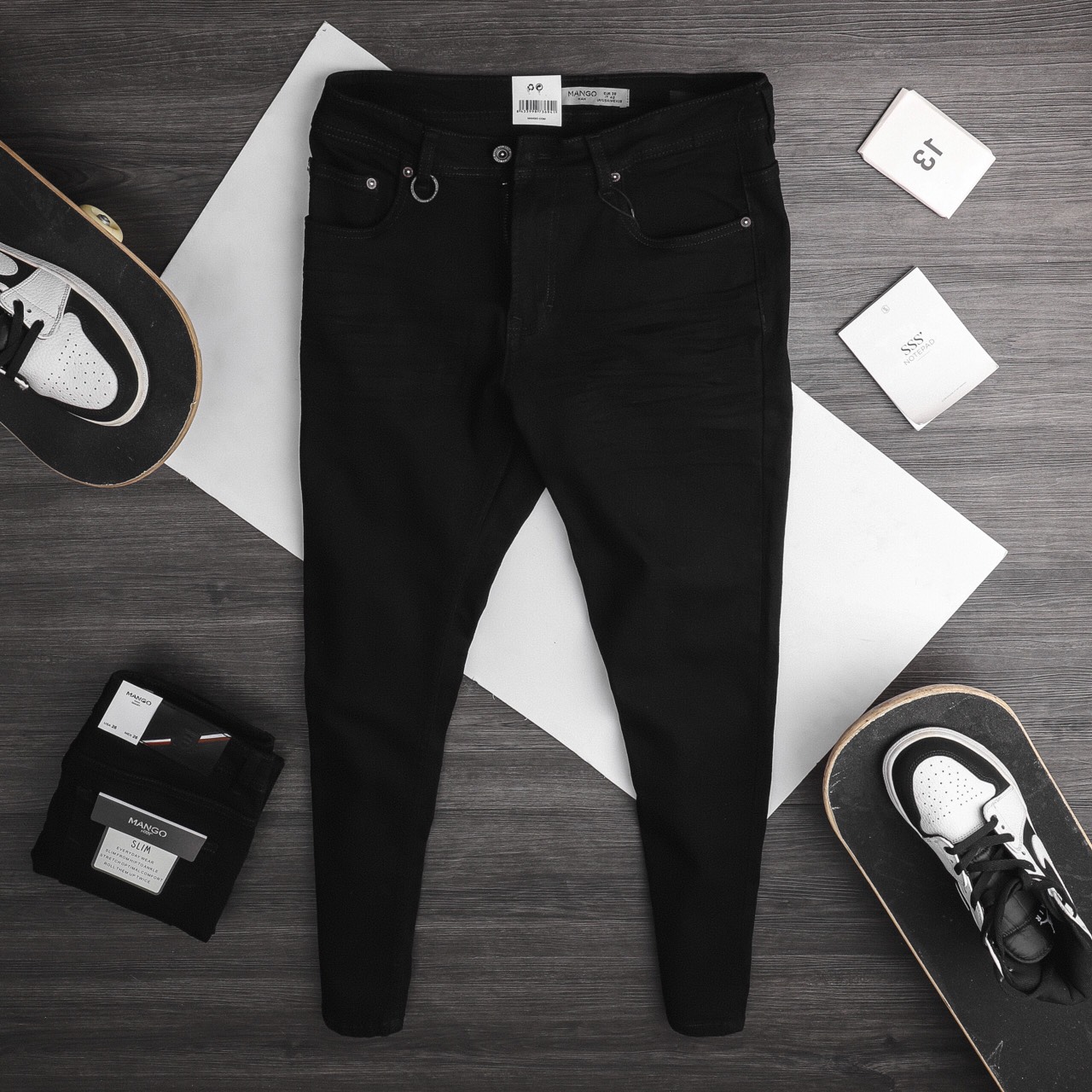 Quần jean Mango slimfit