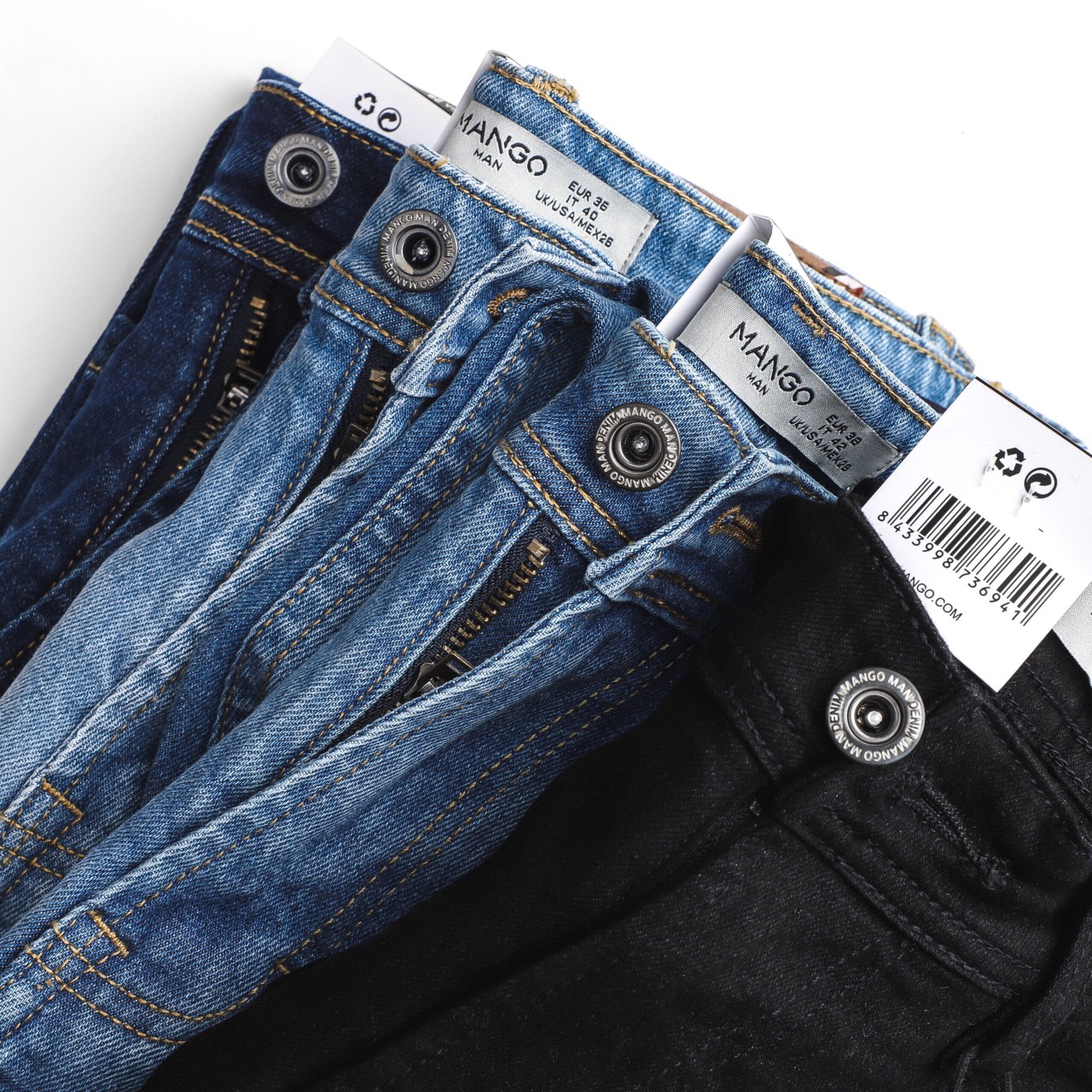 Quần jean Mango slimfit