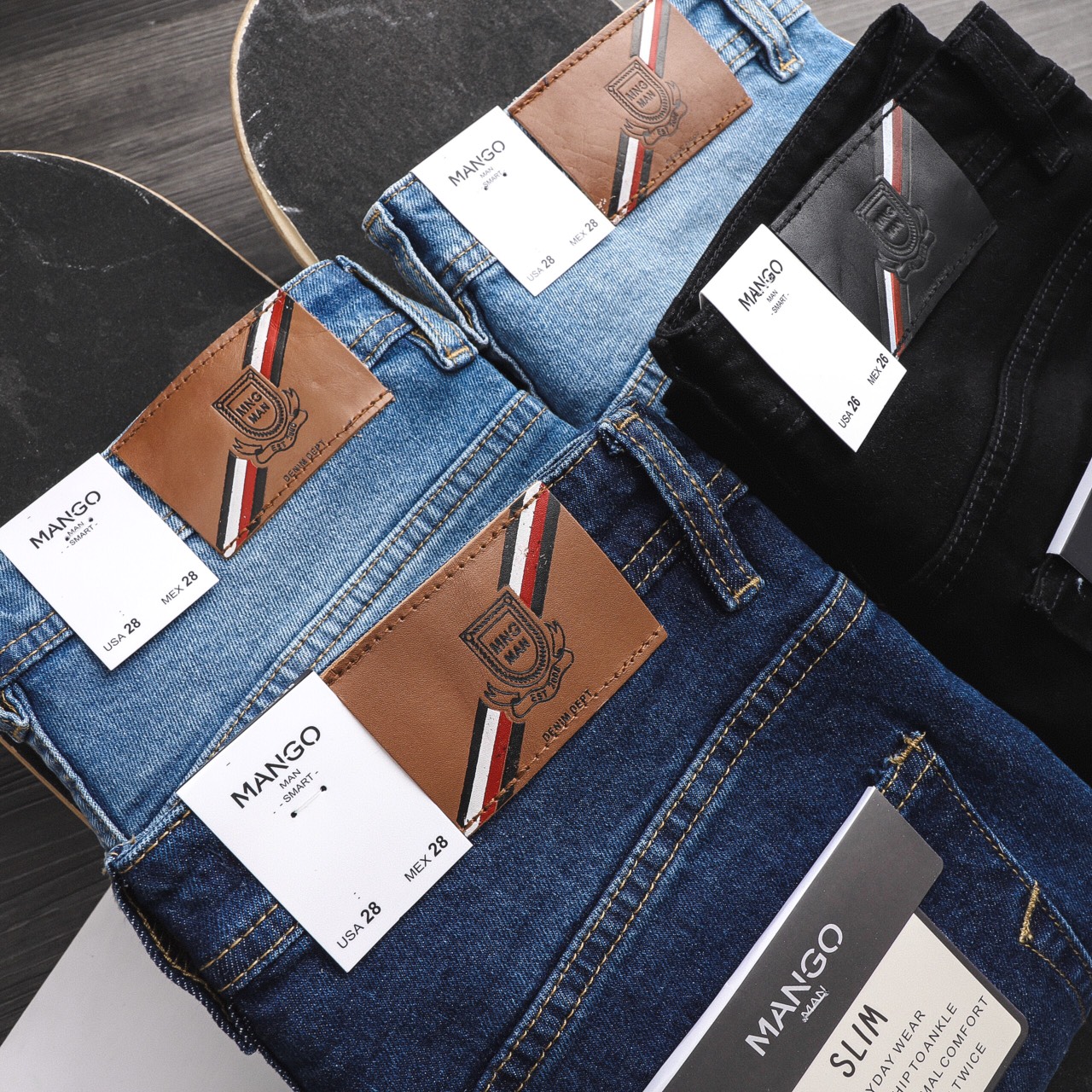 Quần jean Mango slimfit