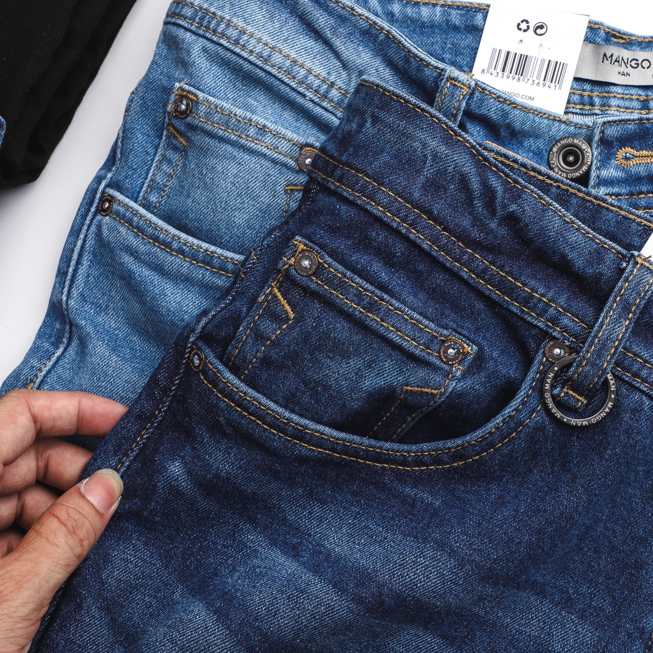 Quần jean Mango slimfit