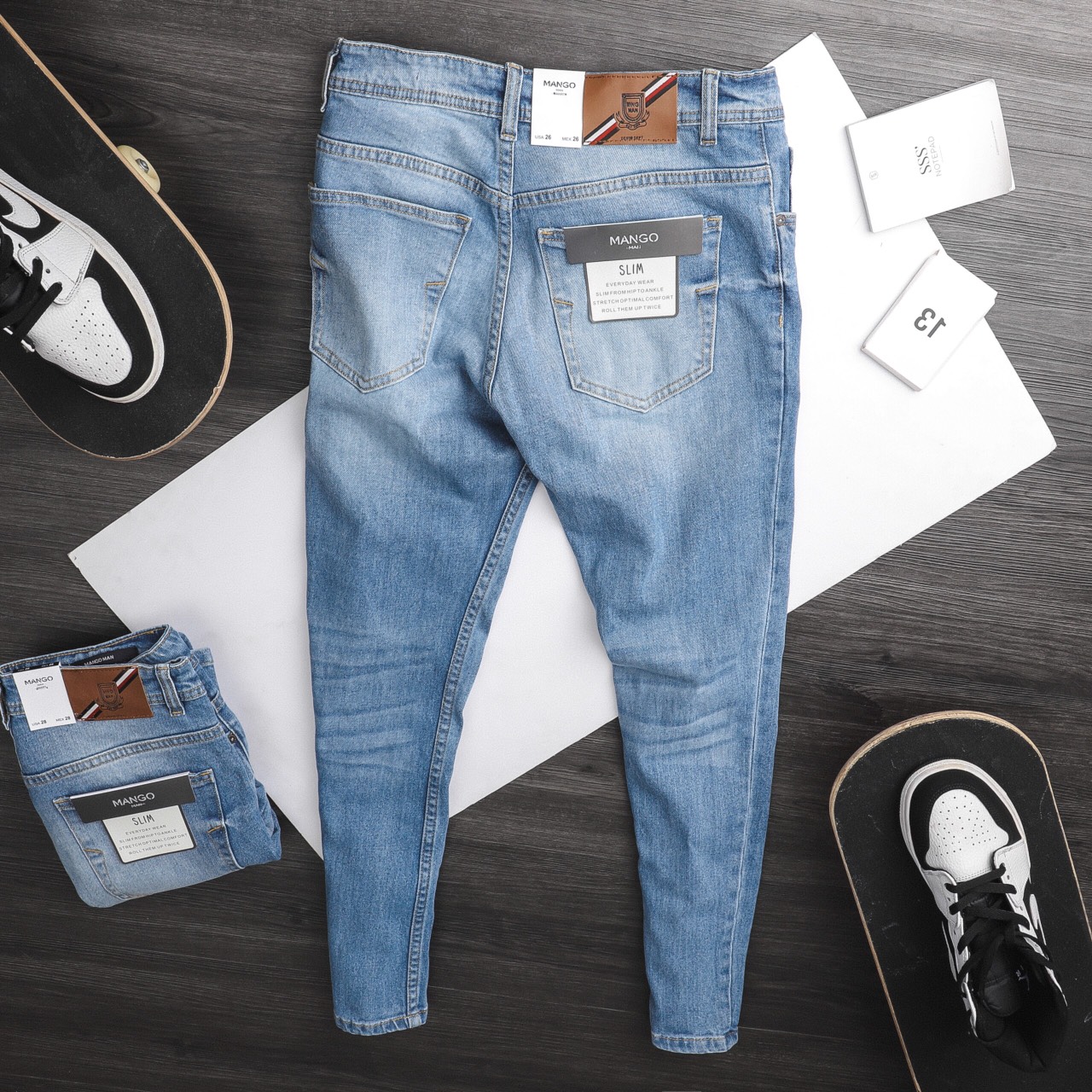 Quần jean Mango slimfit